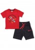 REFLEX Παιδικό Σετ Κοντομάνικο Με Βερμούδα για αγόρια #73364 Κόκκινο