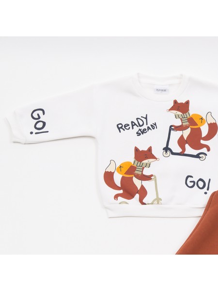 TRAX Παιδική Φόρμα για Αγόρι 1-6 ετών - 46922 Εκρού