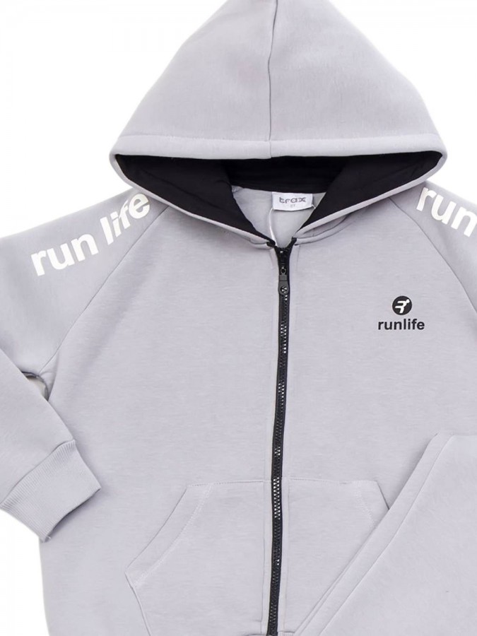 TRAX Εφηβική Φόρμα για Αγόρι 6-16 ετών "Runlife" - 44849 Γκρι