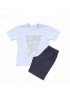 TRAX Εφηβικό Σετ Κοντομάνικο Με Βερμούδα για αγόρια #45321 Σχιέλ