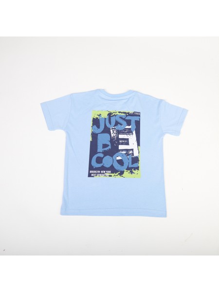 TRAX Εφηβικό Σετ Κοντομάνικο Με Βερμούδα για αγόρια #47329 Oινοπνευματί