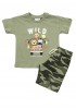 TRAX Παιδικό Σετ Κοντομάνικο Με Βερμούδα για αγόρια 1-6 ετών #47435 Χακί