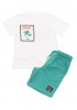 TRAX Παιδικό Σετ Κοντομάνικο Με Βερμούδα για αγόρια 1-6 ετών #47460 Λευκό