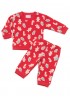 TRAX Βρεφική Πιτζάμα Xmas για Κορίτσι 0-18 Μηνών - 46568 Κόκκινα