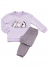 TRAX Παιδική Φόρμα για Κορίτσι 1-6 ετών - 46724 Λιλά