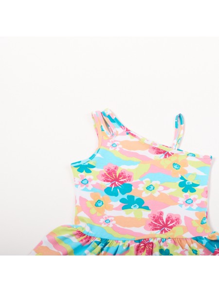 TRAX Παιδικό Φόρεμα για Κορίτσια 1-6 ετών #47247 Λευκό