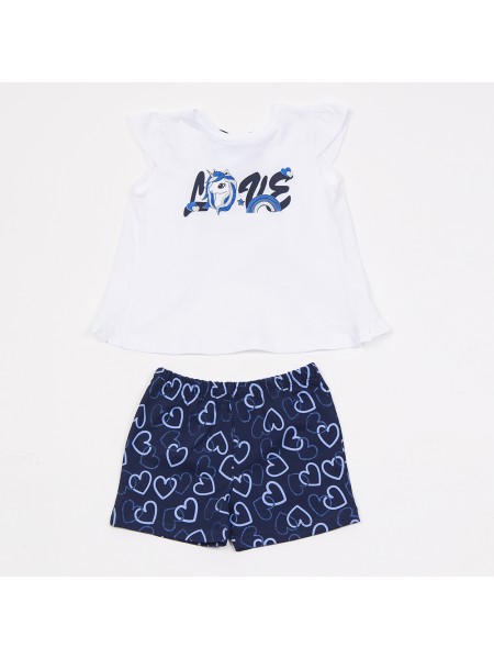 TRAX Παιδικό Σετ για Κορίτσια 1-6 ετών #45260 Λευκό