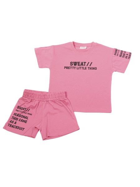 TRAX Εφηβικό Σετ Με Κολάν για Κορίτσια 8-16 ετών #47153 Ροζ