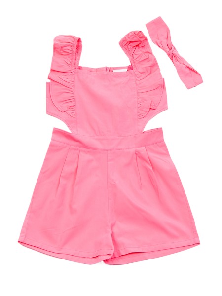 TRAX Ολόσωμη Φόρμα για Κορίτσια 8-16 ετών #47179 Γρανίτα