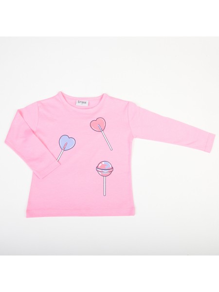 TRAX Παιδικό Σετ Με Κολάν για Κορίτσια 1-6 ετών #47207 Ροζ