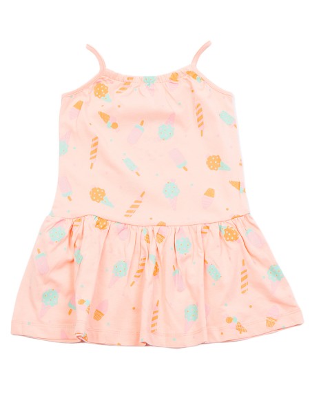 TRAX Παιδικό Φόρεμα για Κορίτσια 1-6 ετών #47243 Μάνγκο
