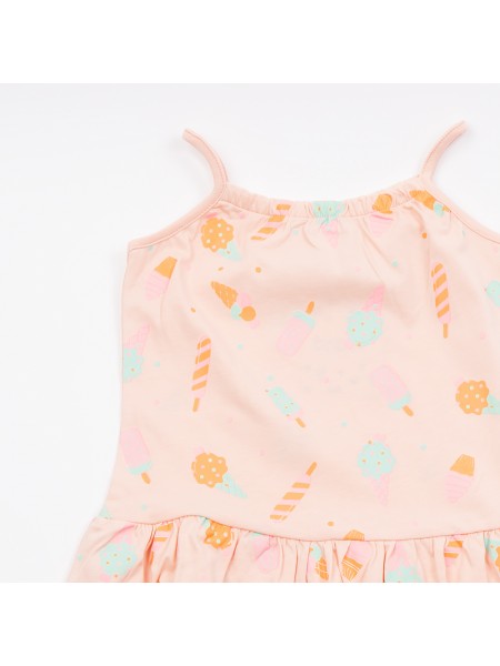 TRAX Παιδικό Φόρεμα για Κορίτσια 1-6 ετών #47243 Μάνγκο