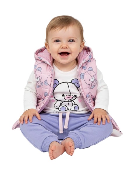 TRAX Βρεφικό Σετ 3τμχ για Κορίτσι 0-18 μηνών #48515 Ballerina