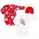 TRAX Βρεφικά ζιμπουνάκια 2τμχ Xmas (0 - 12 μηνών) | 48554 Λευκό- Κόκκινο TRAX Βρεφικά ζιμπουνάκια 2τμχ Xmas (0 - 12 μηνών) | 48554 Λευκό- Κόκκινο
