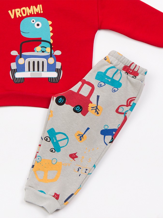 TRAX Βρεφική Φόρμα για Αγόρι 0-18 μηνών - 48562 Κόκκινο