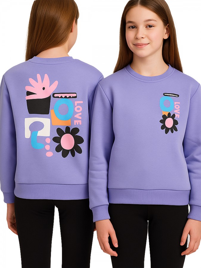 TRAX Εφηβική Φόρμα για Κορίτσι 6-16 ετών - 48608 Μύρτιλο