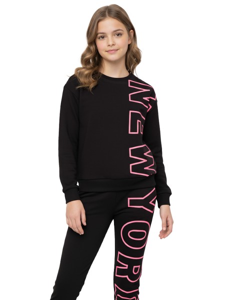 TRAX Εφηβική Φόρμα για Κορίτσι 6-16 ετών - 48611 Μαύρο