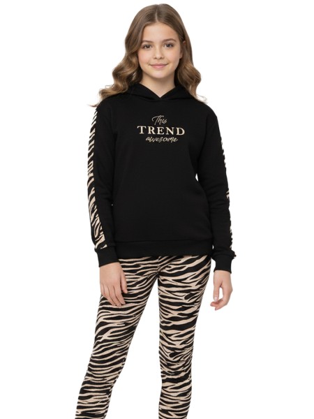 TRAX Εφηβική Φόρμα για Κορίτσι 6-16 ετών - 48622 Μαύρο TRAX Εφηβική Φόρμα για Κορίτσι 6-16 ετών - 48622 Μαύρο