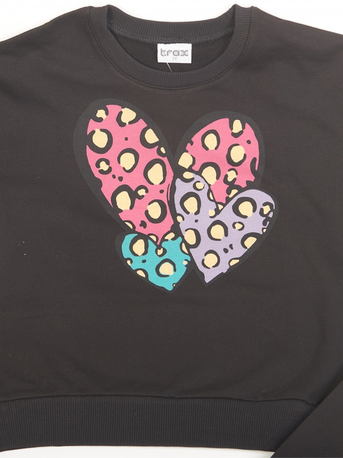 TRAX Εφηβική Φόρμα για Κορίτσι 6-16 ετών - 48626 Μαύρο