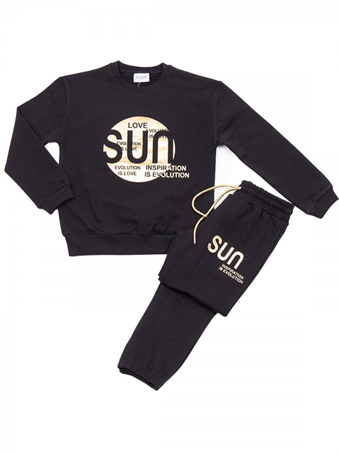 TRAX Εφηβική Φόρμα για Κορίτσι 6-16 ετών - 48628 Μαύρο TRAX Εφηβική Φόρμα για Κορίτσι 6-16 ετών - 48628 Μαύρο