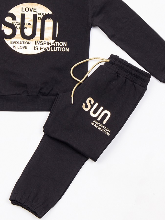 TRAX Εφηβική Φόρμα για Κορίτσι 6-16 ετών - 48628 Μαύρο TRAX Εφηβική Φόρμα για Κορίτσι 6-16 ετών - 48628 Μαύρο