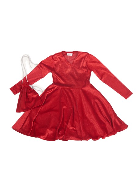 TRAX Εφηβικό Φόρεμα για Κορίτσι 6-16 ετών - 48662 Κόκκινο