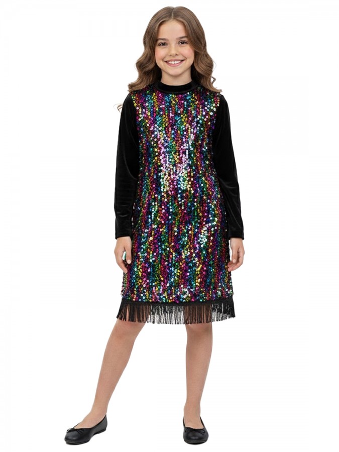 TRAX Εφηβικό Φόρεμα Βελουτέ για Κορίτσι 6-16 ετών - 48670 Μαύρο TRAX Εφηβικό Φόρεμα Βελουτέ για Κορίτσι 6-16 ετών - 48670 Μαύρο