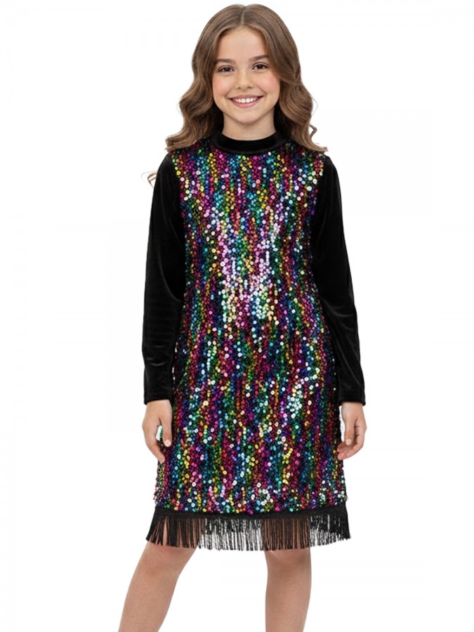 TRAX Εφηβικό Φόρεμα Βελουτέ για Κορίτσι 6-16 ετών - 48670 Μαύρο TRAX Εφηβικό Φόρεμα Βελουτέ για Κορίτσι 6-16 ετών - 48670 Μαύρο