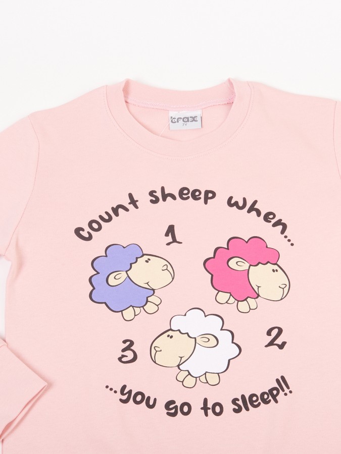 TRAX Εφηβική Πιτζάμα για Κορίτσι 8-16 ετών - 48691 Ροζ TRAX Εφηβική Πιτζάμα για Κορίτσι 8-16 ετών - 48691 Ροζ