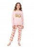 TRAX Εφηβική Πιτζάμα για Κορίτσι 8-16 ετών - 48693 Ροζ