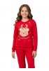 TRAX Εφηβική Πιτζάμα Χριστουγεννιάτικη για Κορίτσι 8-16 ετών - 48697 Κόκκινο