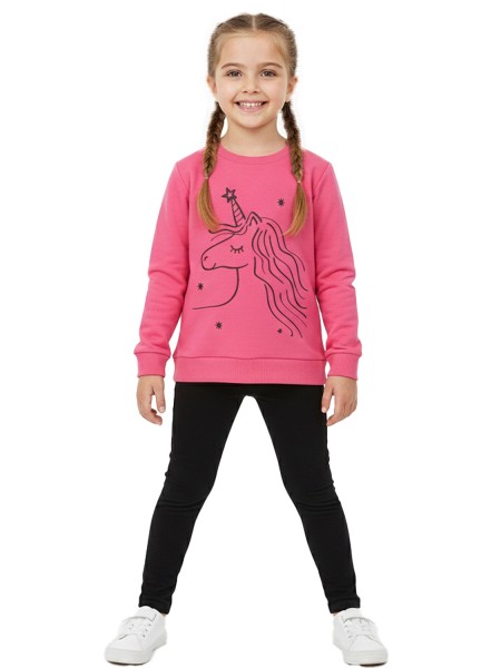 TRAX Παιδική Φόρμα με κολάν για Κορίτσι 1-6 ετών - 48702 Bubble