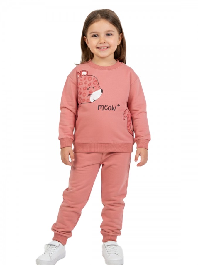 TRAX Παιδική Φόρμα για Κορίτσι 1-6 ετών - 48721 Σομόν