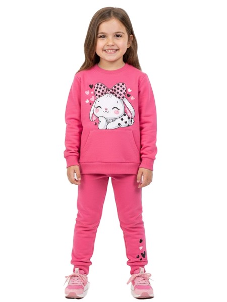 TRAX Παιδική Φόρμα για Κορίτσι 1-6 ετών - 48726 Ροζ TRAX Παιδική Φόρμα για Κορίτσι 1-6 ετών - 48726 Ροζ