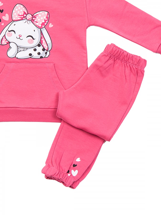 TRAX Παιδική Φόρμα για Κορίτσι 1-6 ετών - 48726 Ροζ