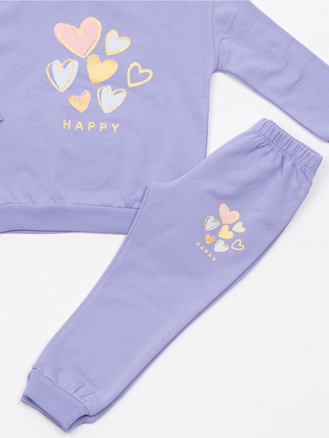 TRAX Παιδική Φόρμα για Κορίτσι 1-6 ετών - 48733 Μύρτιλο TRAX Παιδική Φόρμα για Κορίτσι 1-6 ετών - 48733 Μύρτιλο