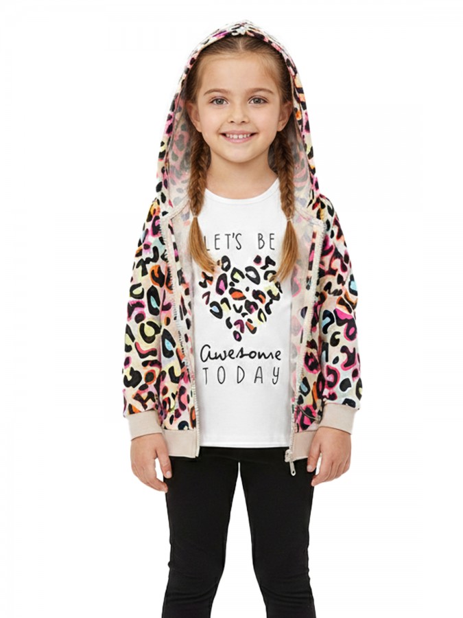 TRAX Παιδική Φόρμα για Κορίτσι 1-6 ετών - 48738 Cappuccino