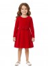 TRAX Παιδικό Φόρεμα Βελουτέ για Κορίτσι 1-6 ετών - 48751 Κόκκινο