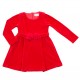 TRAX Παιδικό Φόρεμα Βελουτέ για Κορίτσι 1-6 ετών - 48751 Κόκκινο TRAX Παιδικό Φόρεμα Βελουτέ για Κορίτσι 1-6 ετών - 48751 Κόκκινο