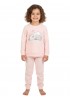 TRAX Παιδική Πιτζάμα Βελουτέ για Κορίτσι 1-6 ετών - 48796 Ροζ