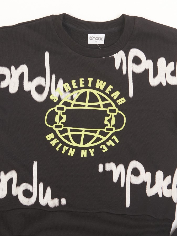 TRAX Εφηβική Φόρμα για Αγόρι 6-16 ετών - 48804 Μαύρο