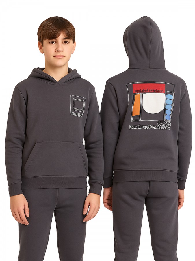 TRAX Εφηβική Φόρμα για Αγόρι 6-16 ετών - 48815 Ανθρακί TRAX Εφηβική Φόρμα για Αγόρι 6-16 ετών - 48815 Ανθρακί