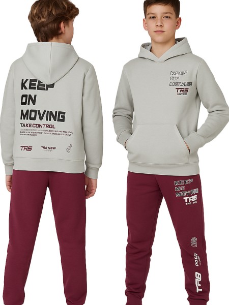 TRAX Εφηβική Φόρμα για Αγόρι 6-16 ετών - 48820 Stone