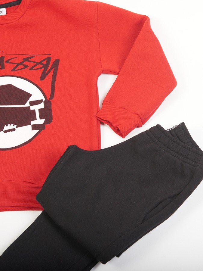 TRAX Εφηβική Φόρμα για Αγόρι 6-16 ετών - 48829 Κόκκινο