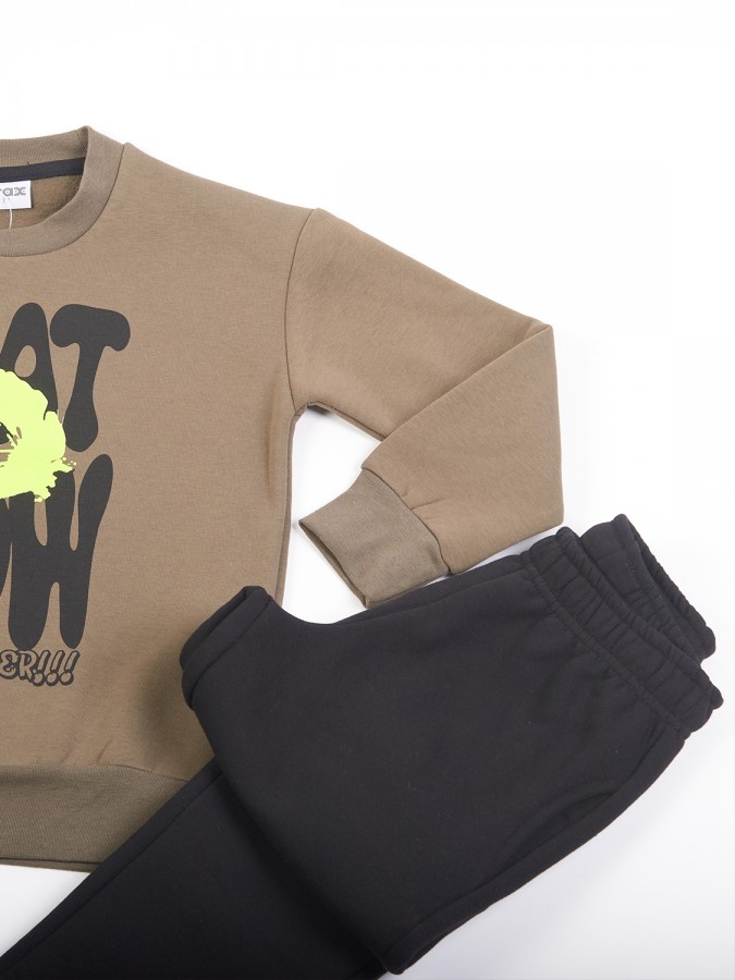 TRAX Εφηβική Φόρμα για Αγόρι 6-16 ετών - 48831 Χακί