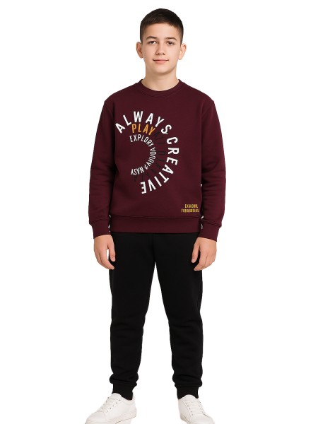 TRAX Εφηβική Φόρμα για Αγόρι 6-16 ετών - 48834 Μπορντό TRAX Εφηβική Φόρμα για Αγόρι 6-16 ετών - 48834 Μπορντό