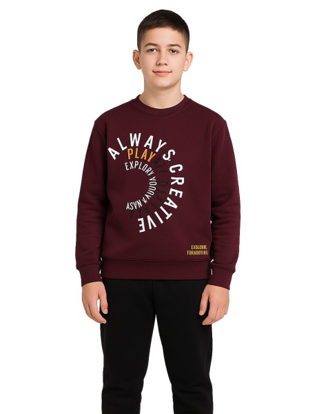 TRAX Εφηβική Φόρμα για Αγόρι 6-16 ετών - 48834 Μπορντό