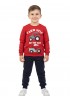 TRAX Παιδική Φόρμα για αγόρια 1-6 ετών #48904 Κόκκινο