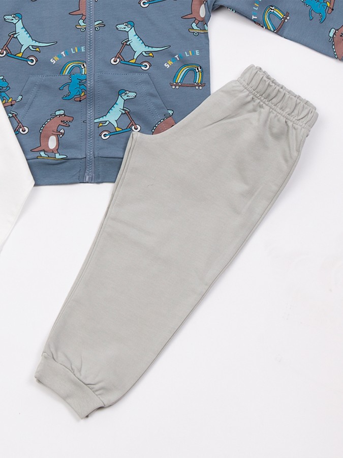 TRAX Παιδικό Σετ 3τμχ με ζακέτα & μπλούζα για αγόρια 1-6 ετών #48905 Pacific TRAX Παιδικό Σετ 3τμχ με ζακέτα & μπλούζα για αγόρια 1-6 ετών #48905 Pacific