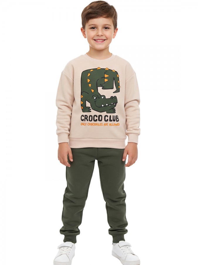 TRAX Παιδική Φόρμα για αγόρια 1-6 ετών #48910 Μπεζ